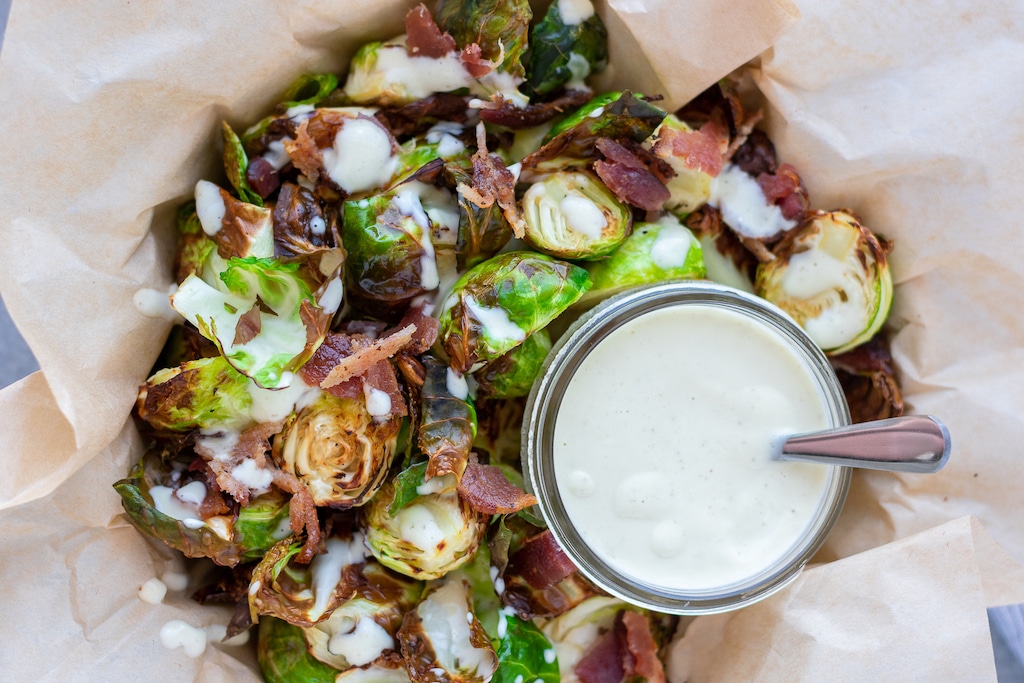 Air Fryer Brussel Sprouts (Paleo and Low Carb)