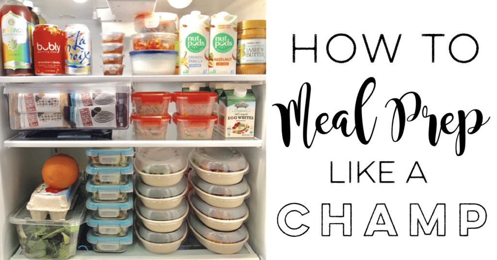 How To Meal Prep Like A Champ: My Weekly Meal Prep Routine - Beauty and ...
