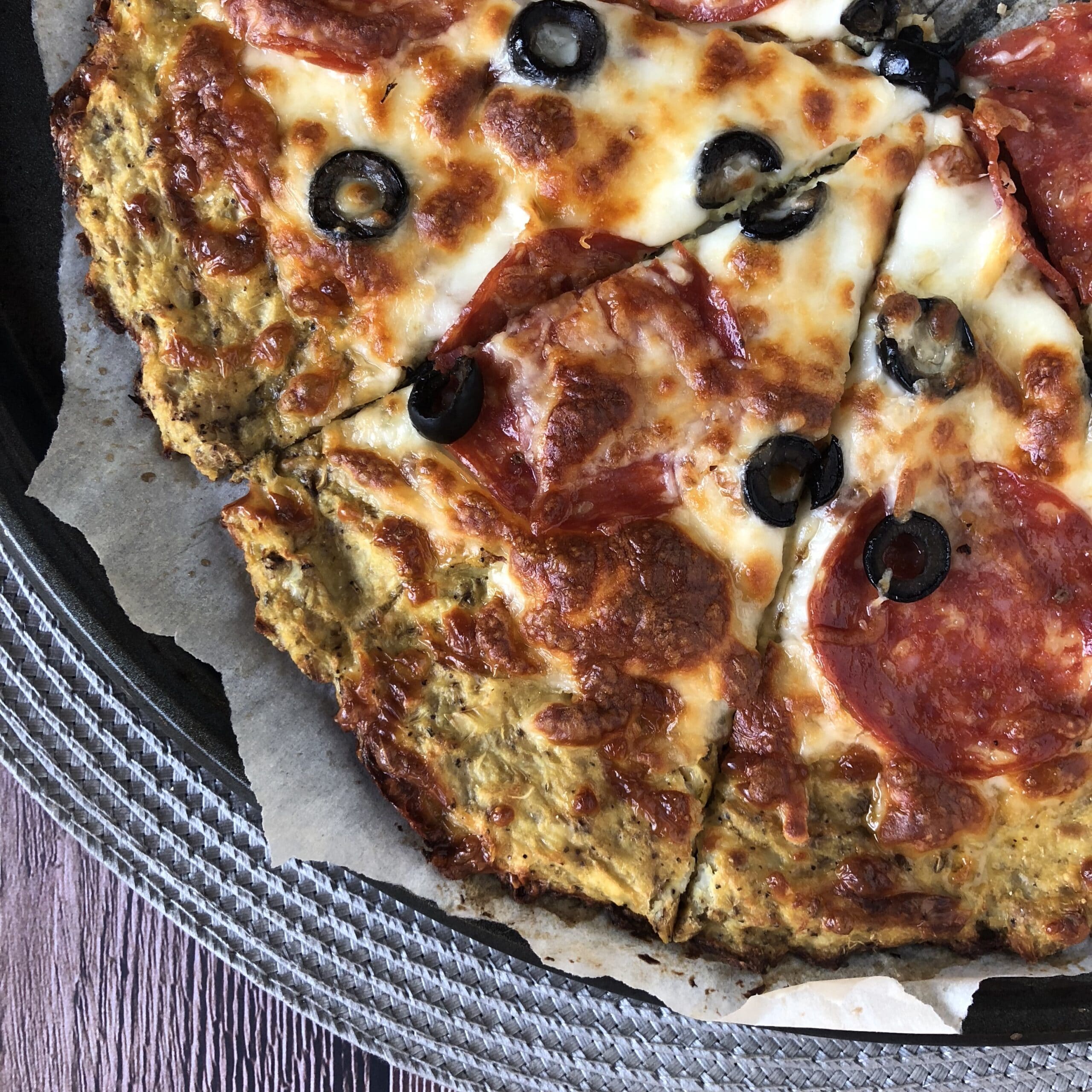Cauliflower Pizza Crust: Low Carb & Healthy!