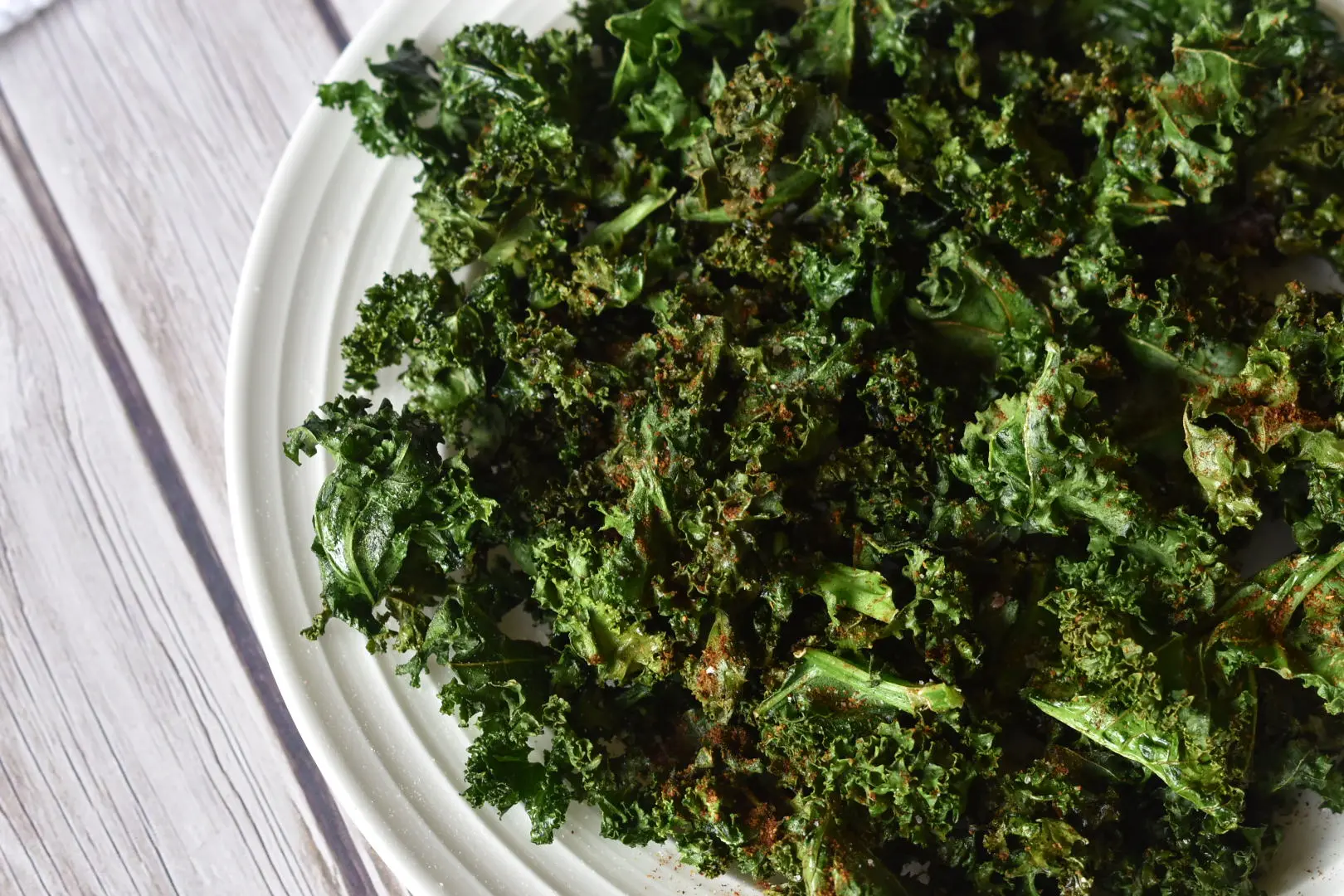 Easy Air Fryer Kale Chips: (Whole30 & Keto)