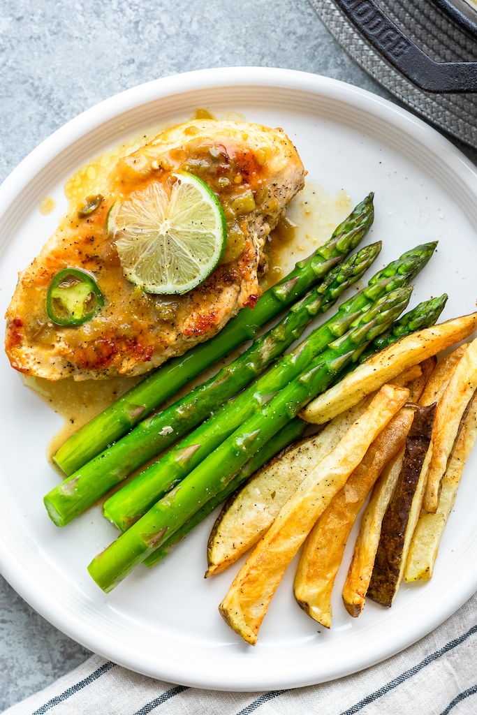 Jalapeño Lime Chicken Skillet: Whole30, Low Carb, 30 Minute Meal