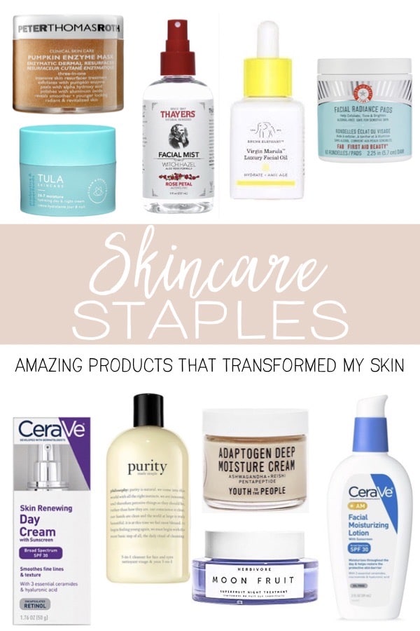 Current Skincare Staples Products That Saved My Skin