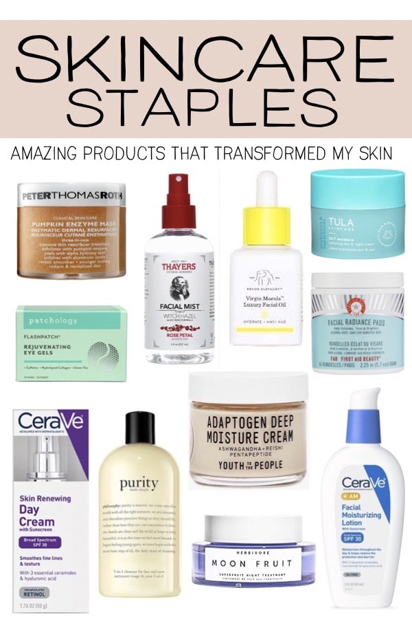 Current Skincare Staples Products That Saved My Skin