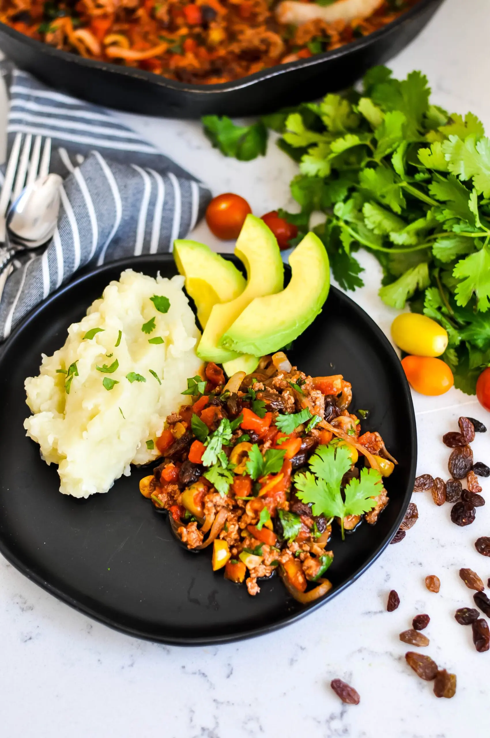 Easy Beef Picadillo With Potatoes (Whole30, Paleo, 30 Minutes)