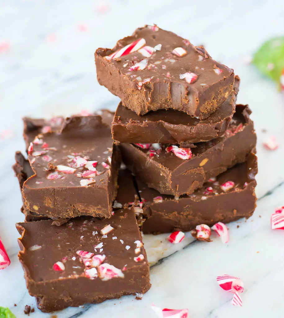Quick and Easy Paleo Peppermint Fudge