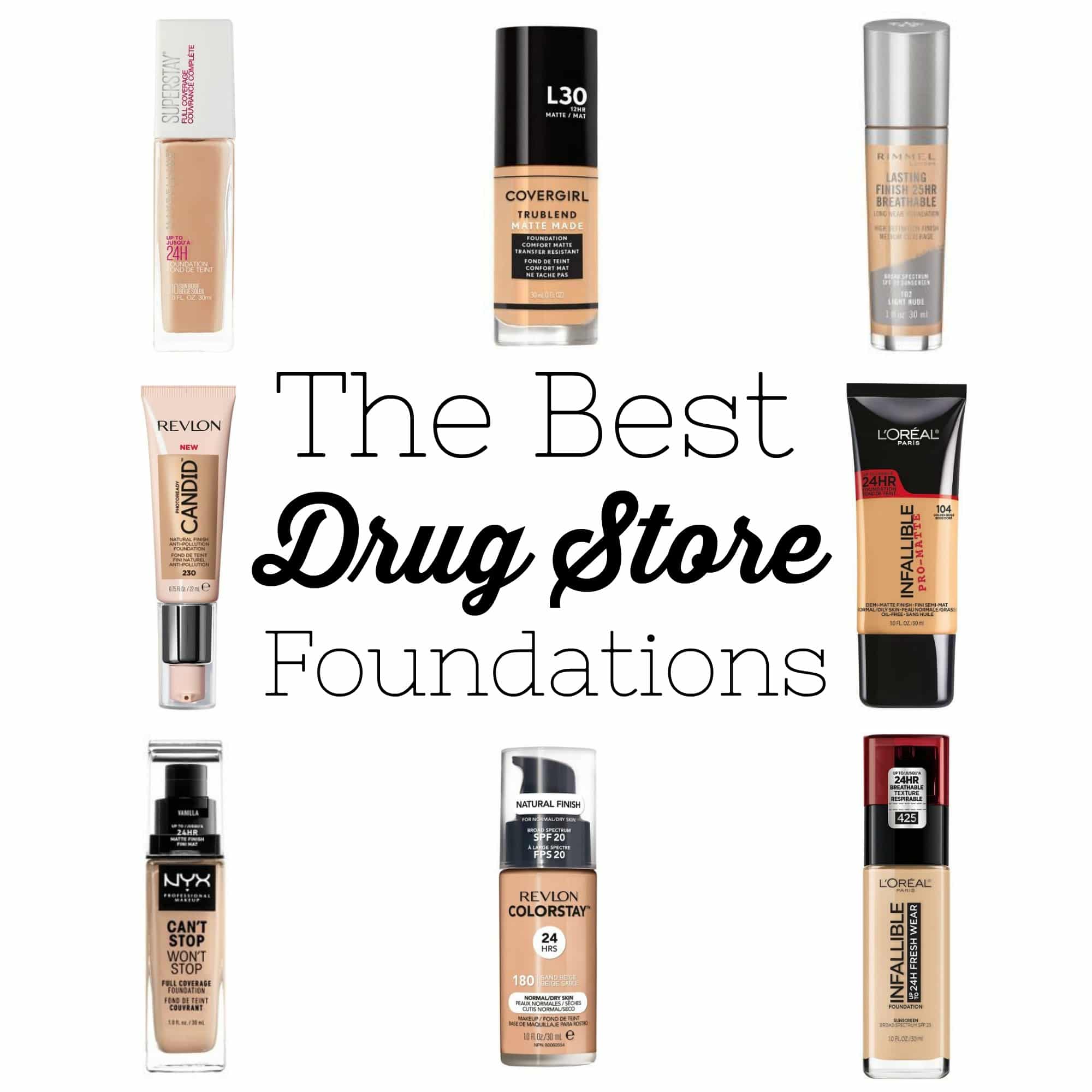 The Best Drugstore Foundations