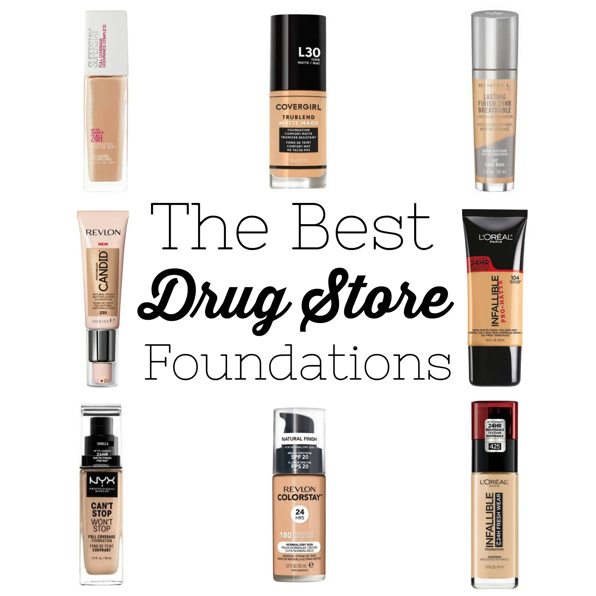 The Best Drugstore Foundations