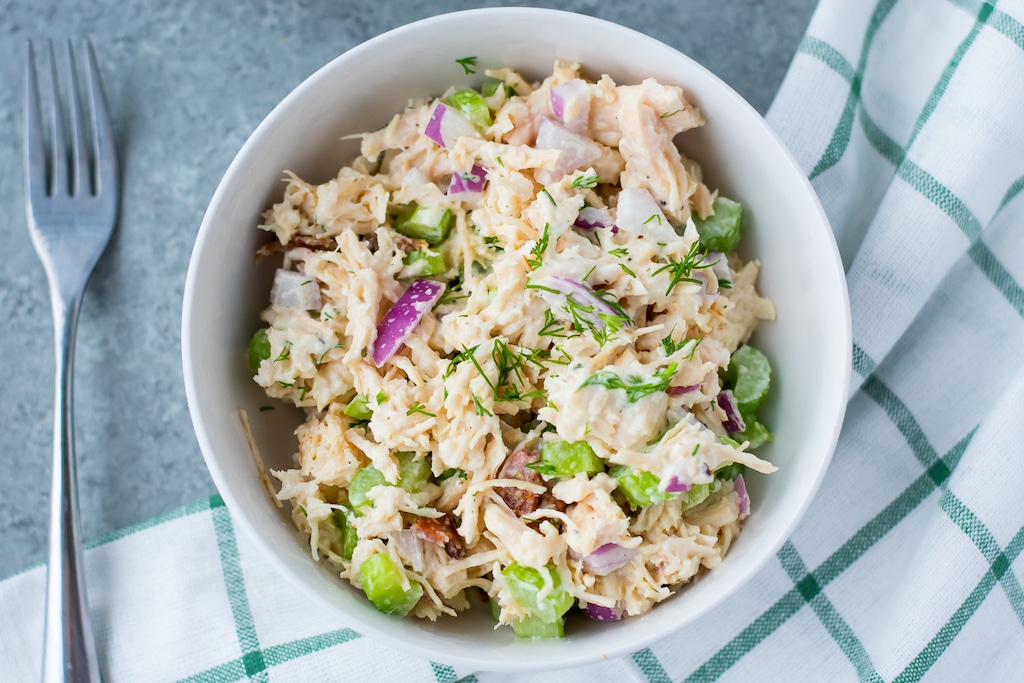 Bacon Ranch Chicken Salad (Paleo, Keto, Whole30)