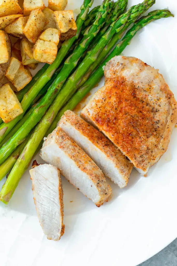 Air Fryer Pork Chops (No Breading)