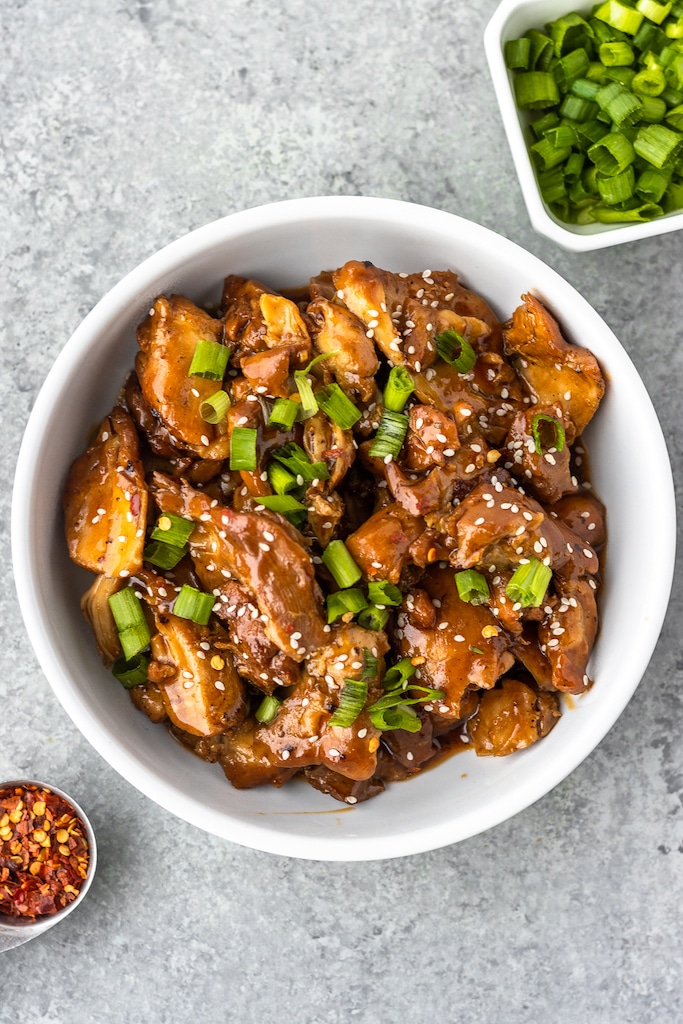 Honey Garlic Chicken Thighs (Instant Pot, Paleo)