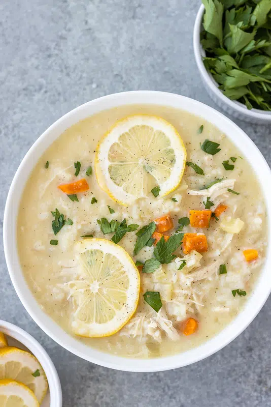 Instant Pot Lemon Chicken Soup