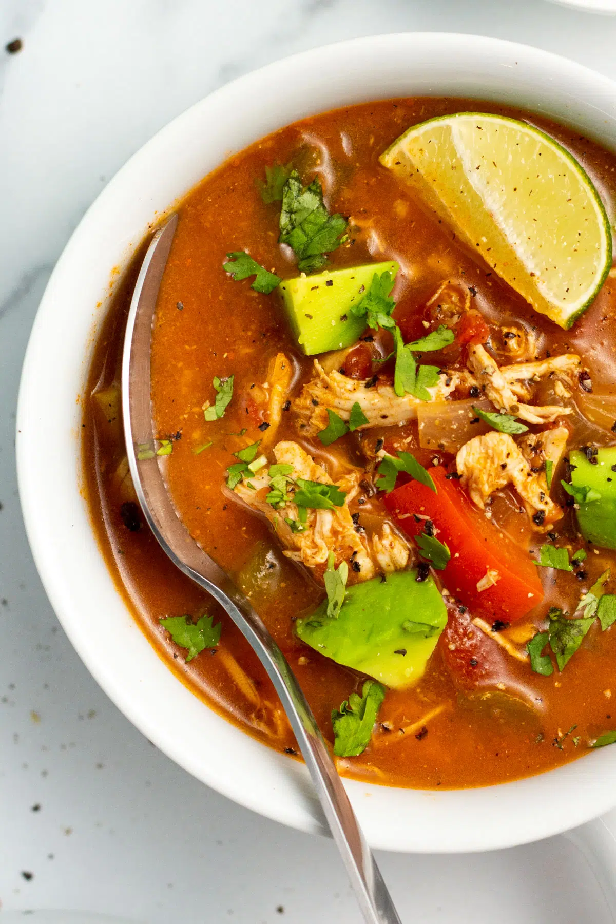 Whole30 Taco Soup (paleo, low carb, easy)