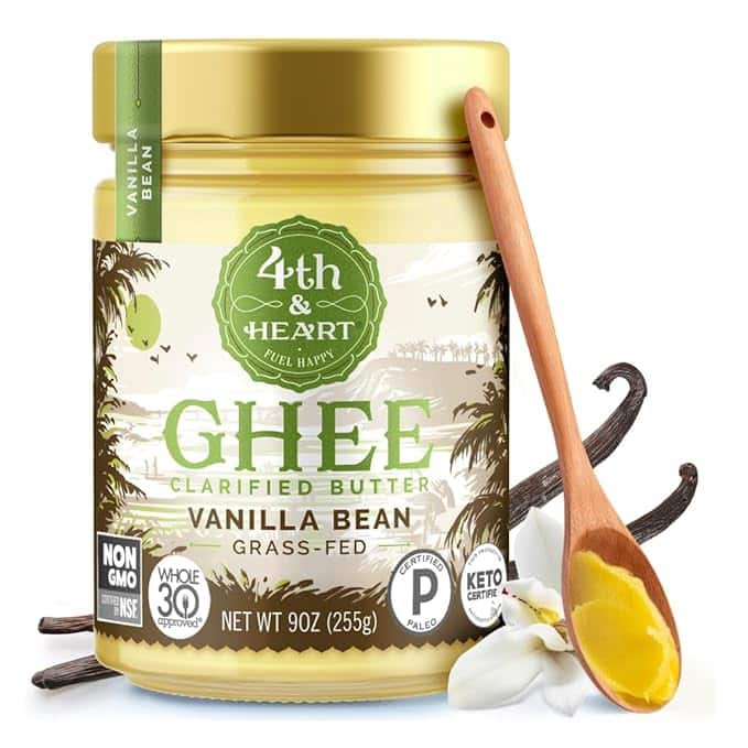 4th & Heart Vanilla Bean Grass-Fed Ghee